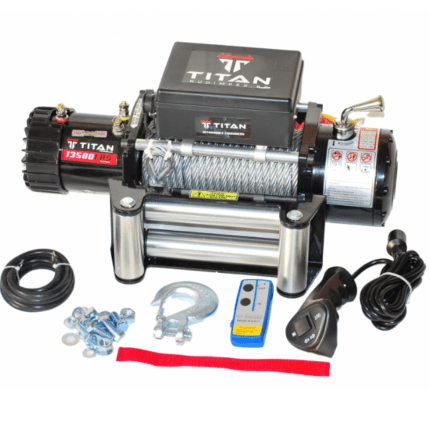 Лебедка Titan 13500 Lbs, 12V, електрическа, 6136 kg